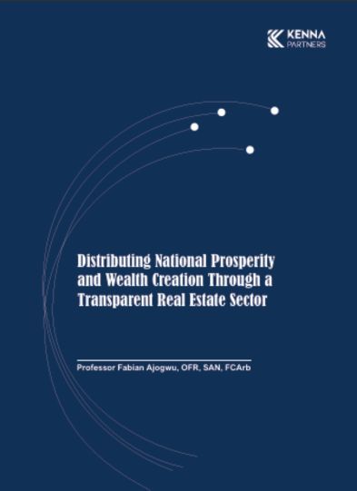 Distributing National Prosperity and Wealth Creation Through a Transparent Real Estate Sector